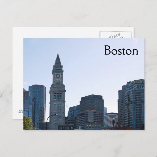 Carte Postale Boston (Devant / Derrière)