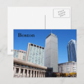 Carte Postale Boston (Devant / Derrière)
