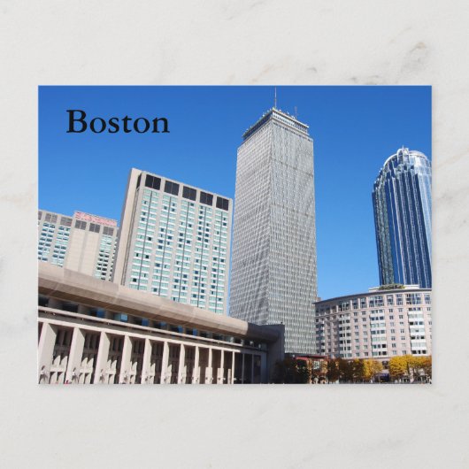 Carte Postale Boston (Devant)