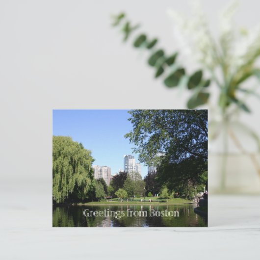 Carte Postale boston (Debout devant)