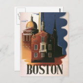 Carte Postale Boston (Devant / Derrière)