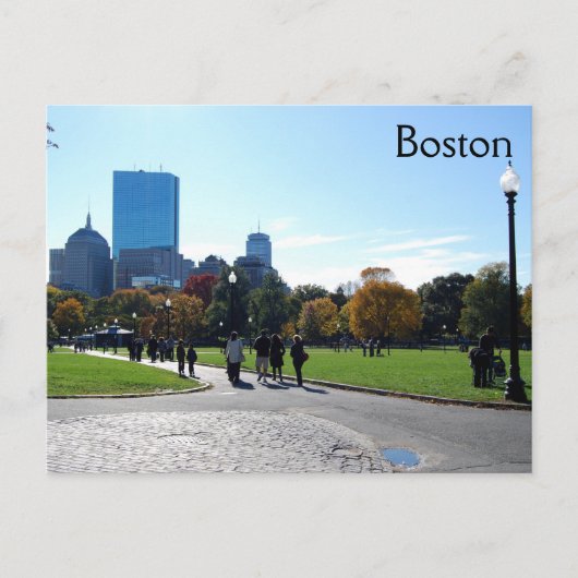 Carte Postale Boston (Devant)