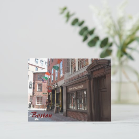 Carte Postale Boston (Debout devant)