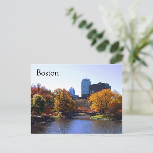 Carte Postale Boston (Debout devant)