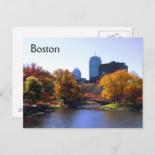Carte Postale Boston (Devant / Derrière)