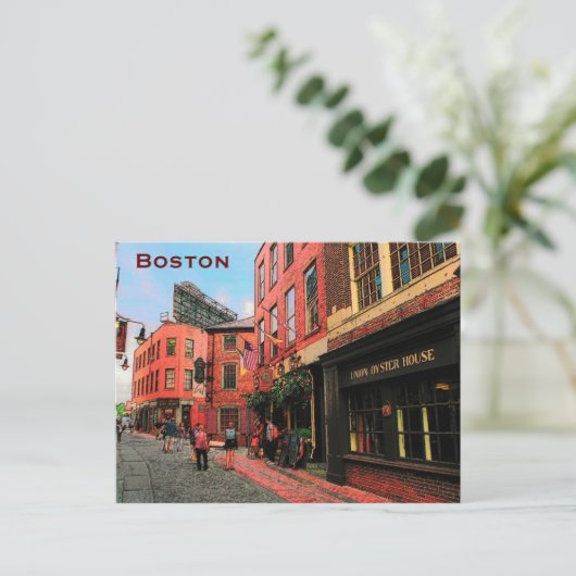 Carte postale Boston (Debout devant)