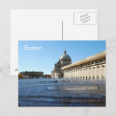 Carte postale Boston (Devant / Derrière)