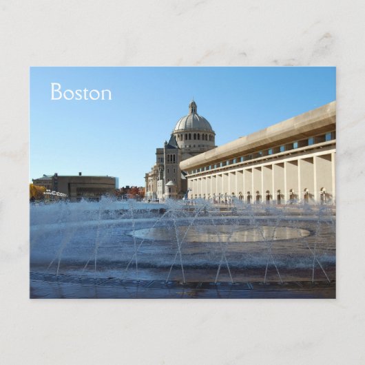 Carte postale Boston (Devant)
