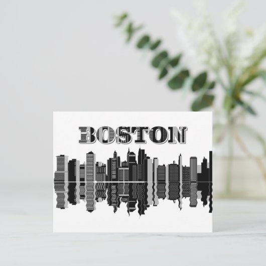 Carte Postale Boston (Debout devant)
