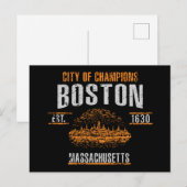 Carte Postale Boston (Devant / Derrière)