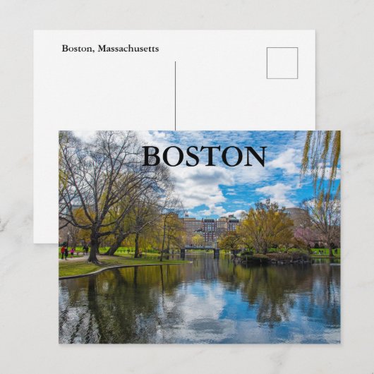 Carte Postale Boston (Devant / Derrière)