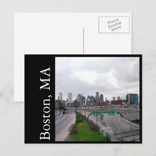 Carte postale Boston (Devant / Derrière)