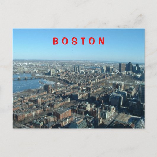 Carte Postale Boston (Devant)