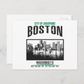 Carte Postale Boston (Devant / Derrière)