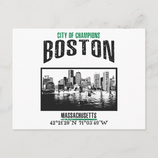 Carte Postale Boston (Devant)