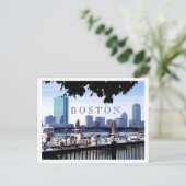 Carte Postale Boston - Bateaux, branches et ponts (Debout devant)