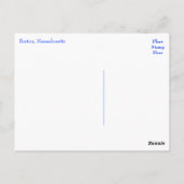 Carte Postale Boston - Boston Harbour Post Card (Dos)