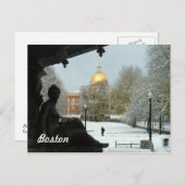 Carte Postale Boston Common (Devant / Derrière)