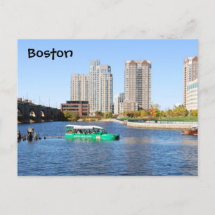Carte Postale Boston Duck Tours