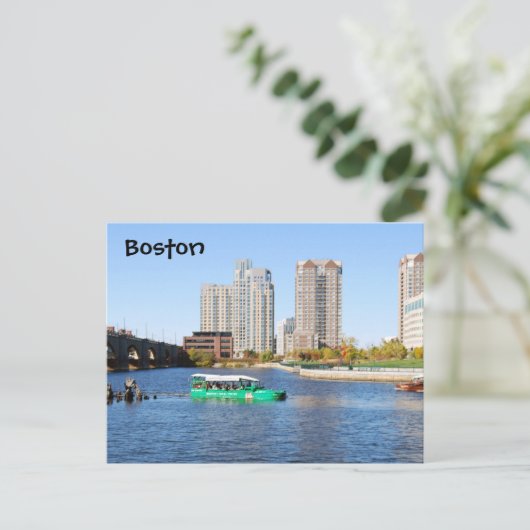 Carte Postale Boston Duck Tours (Debout devant)