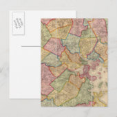 Carte Postale Boston et environs (Devant / Derrière)