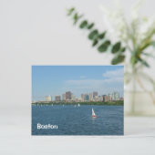 Carte Postale Boston et la rivière Charles (Debout devant)