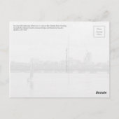 Carte Postale Boston et la rivière Charles en été après-midi (Dos)