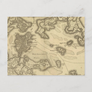 Carte Postale Boston et ses environnements