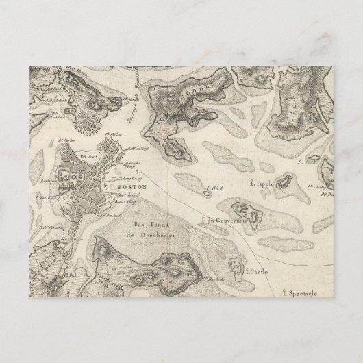 Carte Postale Boston et ses environs (Devant)