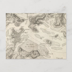 Carte Postale Boston et ses environs