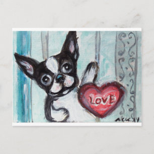 Carte Postale Boston Happy Heart