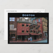 Carte postale Boston historique (Devant / Derrière)
