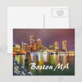CARTE POSTALE BOSTON MA (Devant / Derrière)