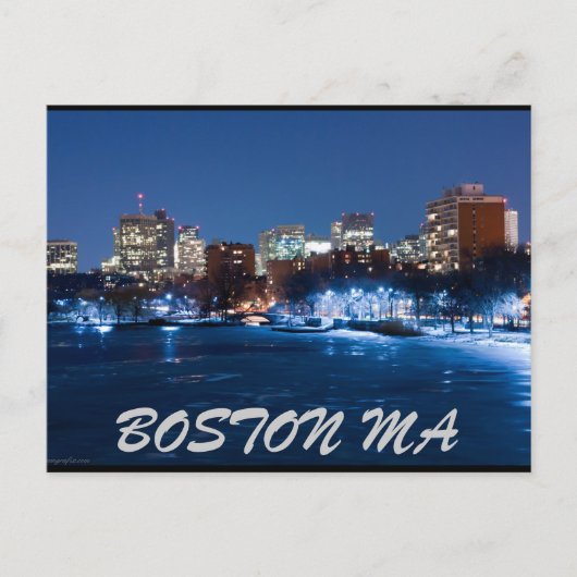 CARTE POSTALE BOSTON MA (Devant)