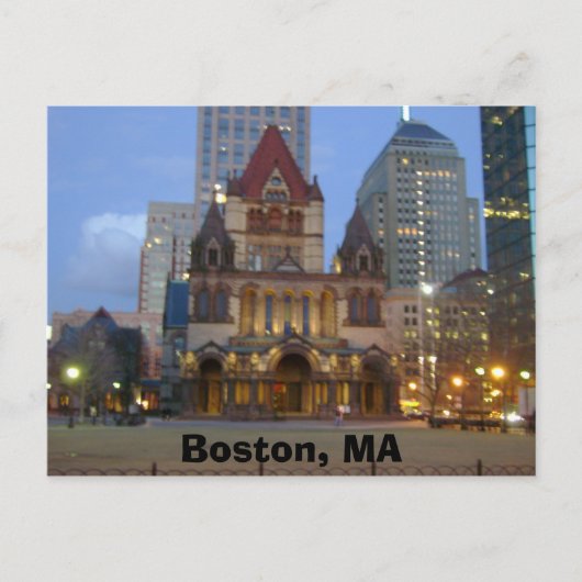 Carte Postale Boston, MA (Devant)