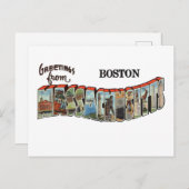 Carte Postale Boston MA (Devant / Derrière)