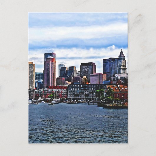 Carte Postale Boston MA - Port Intérieur (Devant)