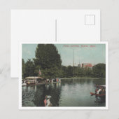 Carte Postale Boston MA, Public Gardens 1910 (Devant / Derrière)