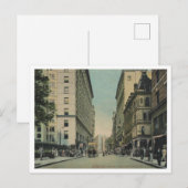 Carte Postale Boston MA, Tremont St View 1909 (Devant / Derrière)