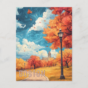 Carte Postale Boston MA USA Travel