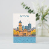 Carte Postale Boston MA USA Travel (Debout devant)