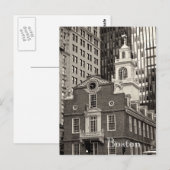 Carte postale Boston Massachusetts (Devant / Derrière)