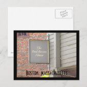 Carte Postale Boston, Massachusetts (Devant / Derrière)