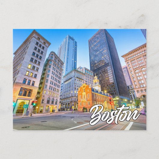 Carte Postale Boston, Massachusetts, États-Unis (Devant)
