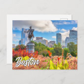 Carte Postale Boston, Massachusetts, États-Unis (Devant / Derrière)