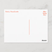 Carte Postale Boston, Massachusetts, Skyline At Night Post Card (Dos)