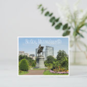 Carte Postale Boston Massachusetts Skyline - USA (Debout devant)
