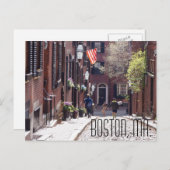 Carte Postale Boston Postcard, le photographe Brad Hines (Devant / Derrière)