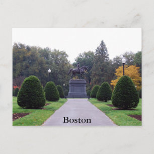 Carte postale Boston Public Gardens