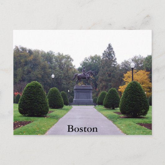 Carte postale Boston Public Gardens (Devant)